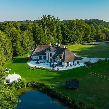 Villa Chopin's Thatch - House And Peninsula Only For Lidzbark Welski